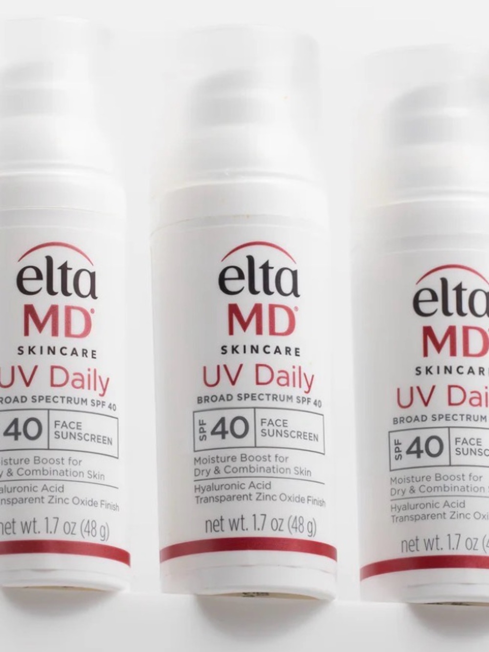 EltaMD UV Daily SPF 40 Face Sunscreen - White with Red Accents